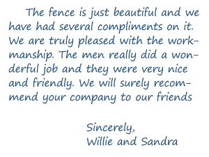 Customer Testimonial
